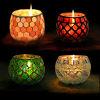 Pure Radiance — Handcrafted Glass Candle Holder