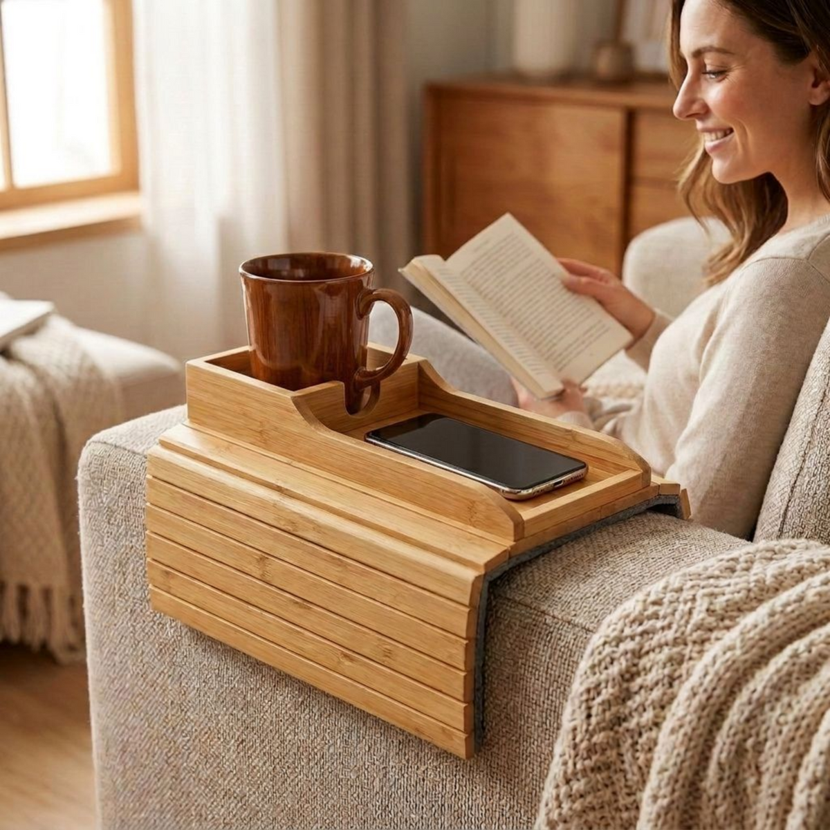 Cup-holder comfort, without the new sofa