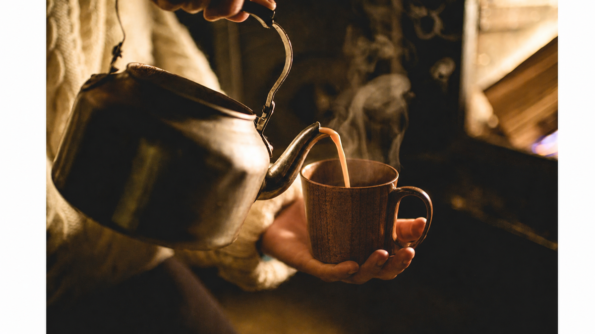 Wood Coffee Cup Warm Cozy Nest