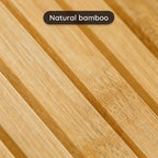 Handmade Bamboo Sofa Arm Tray – 2-in-1 Caddy Warm Cozy Nest